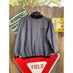Vintage 90s Chicago Bulls embroidered Sweatshirt Size L